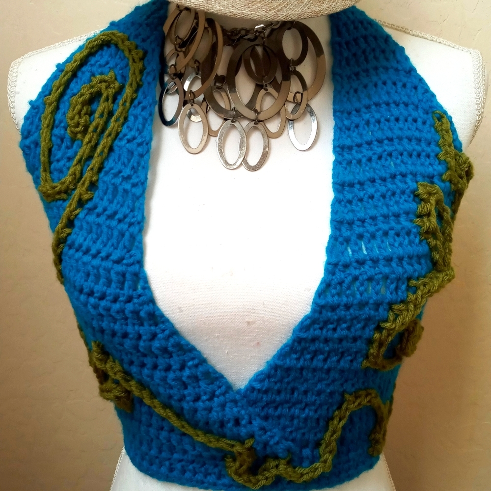 Crop top&Cover up